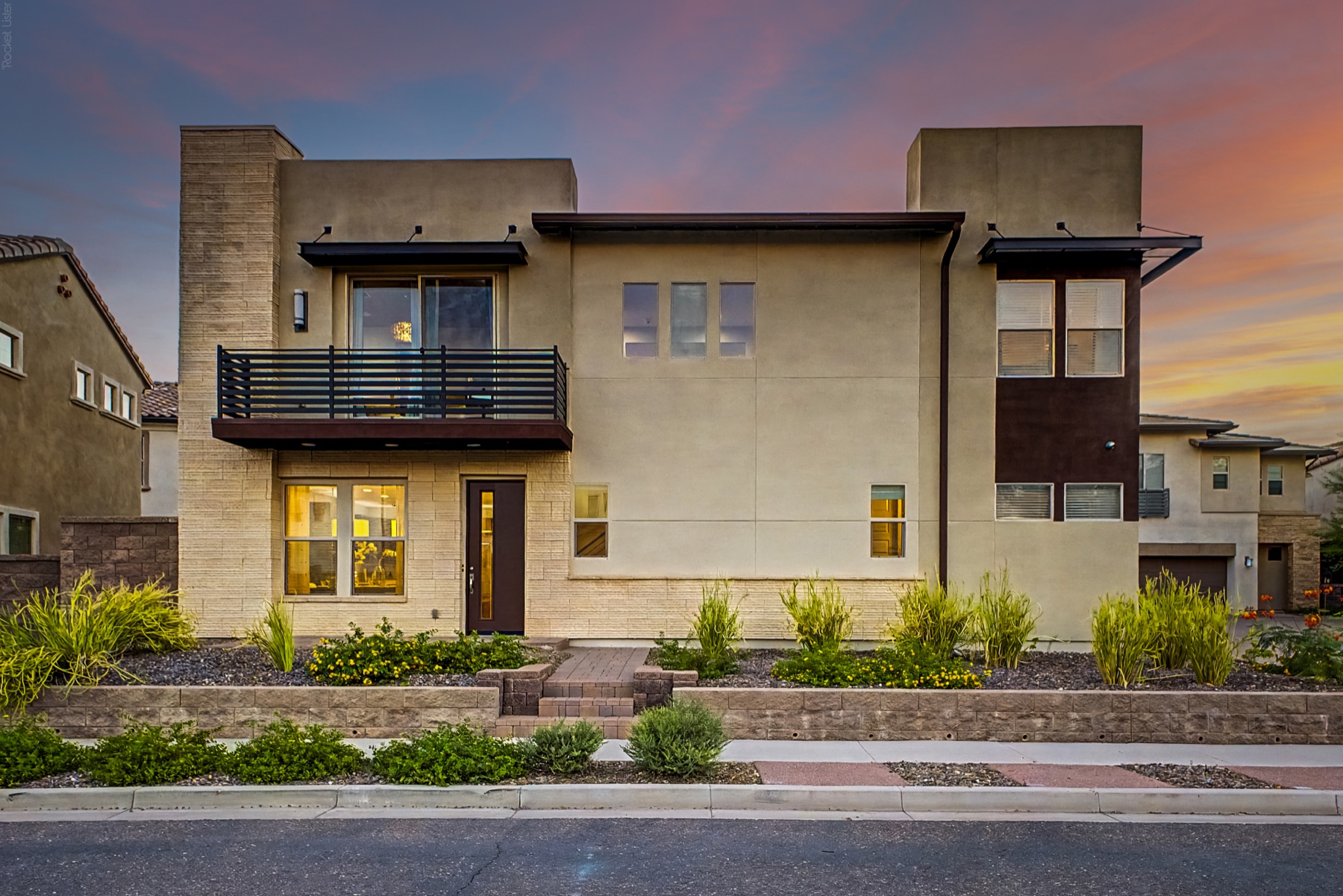 Twilight exterior of 31534 N. 24th Drive