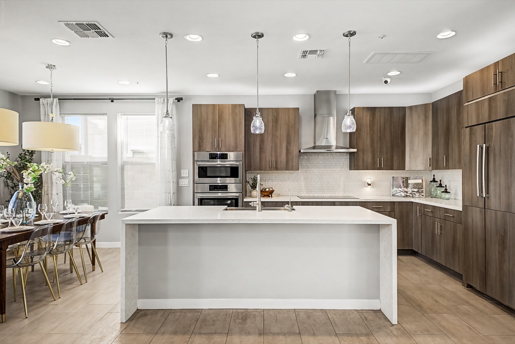 Professionally staged showcase kitchen